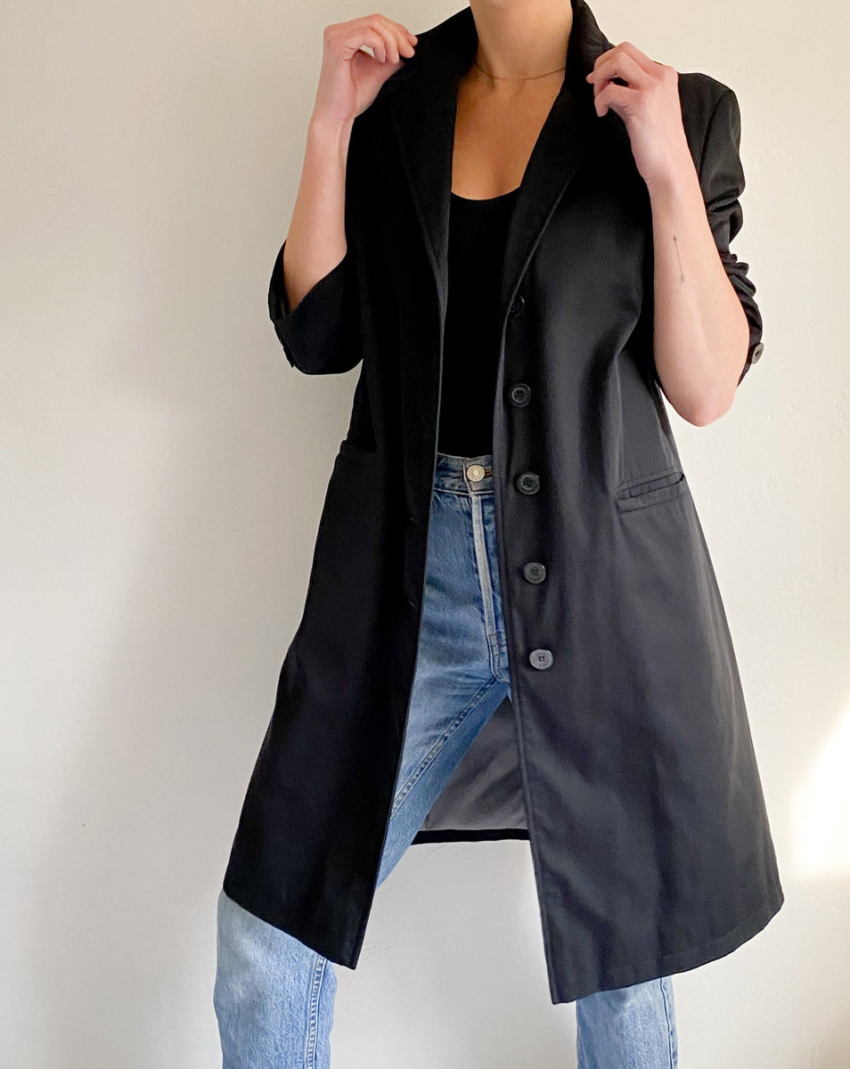 Vintage Hilary Radley Black Trench Coat